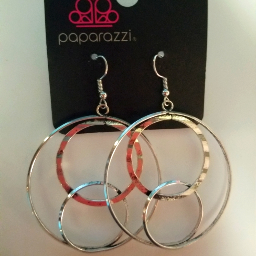 Silver earrings